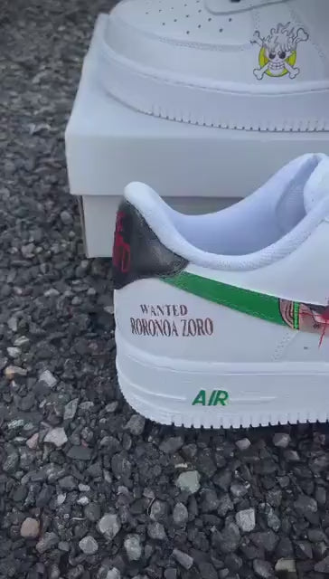 WHITE LUFFY SNEAKERS